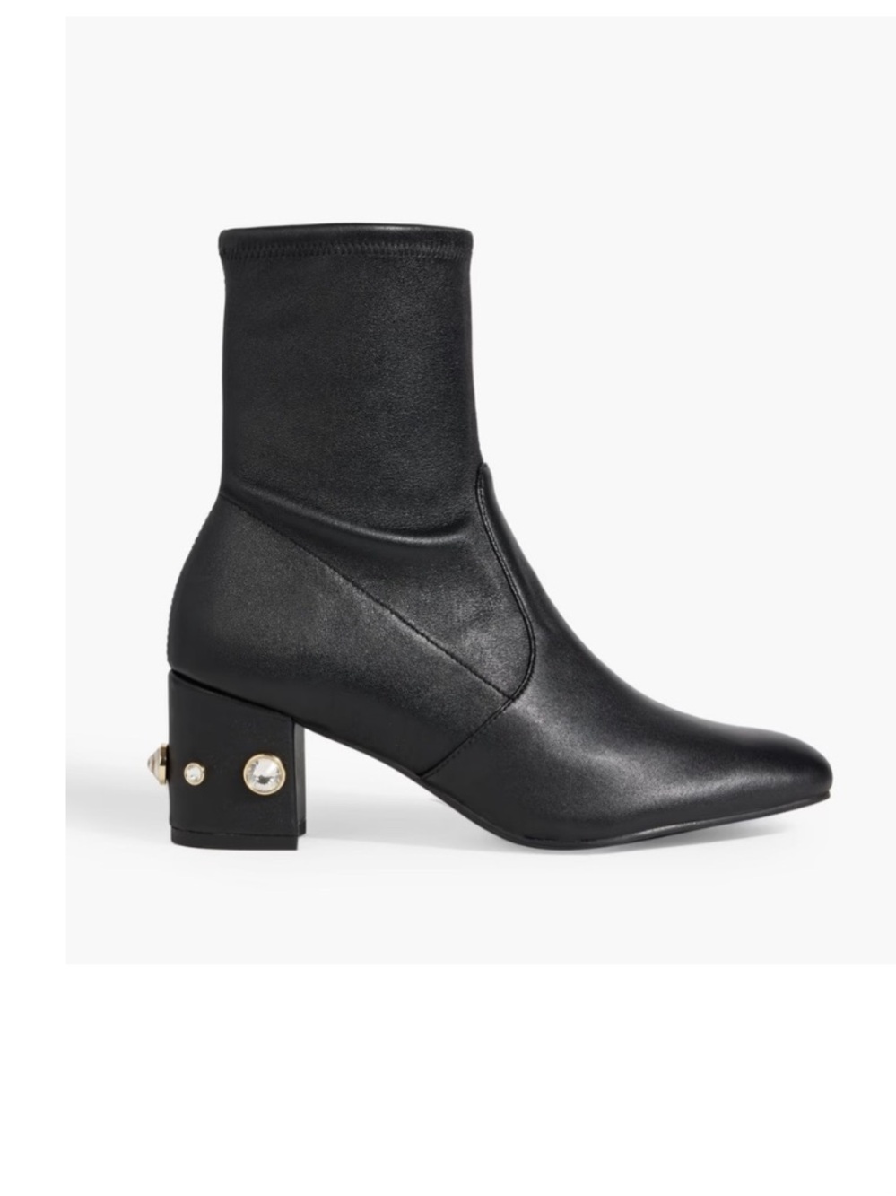 STUART WEITZMAN
Allshine 60 embellished leather ankle boots size 9 
$695 
Black